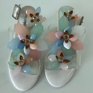 Crystal Flower Jeffrey Campbell sandals
